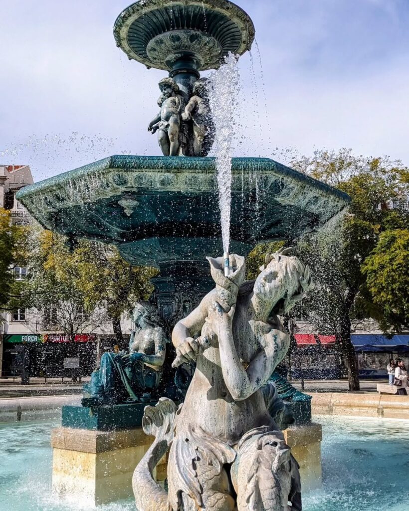 Spring in Lisbon: 7 Beautiful Things You Have to Experience 2 rossio square spring lisbon