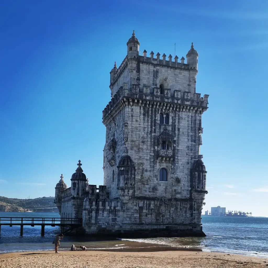 Belém Tower in Lisbon (Get the Best Experience) 3 torre de belem blue sky