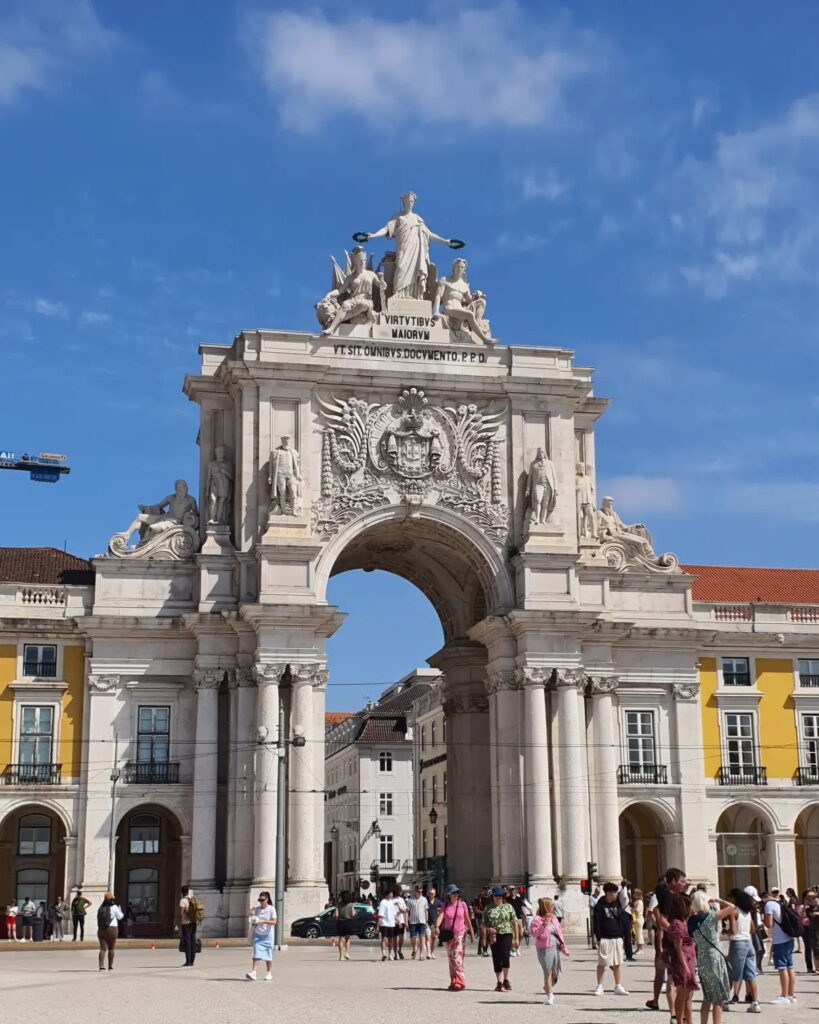Praça do Comércio (Terreiro do Paço) in Lisbon 3 Arco da Rua Augusta