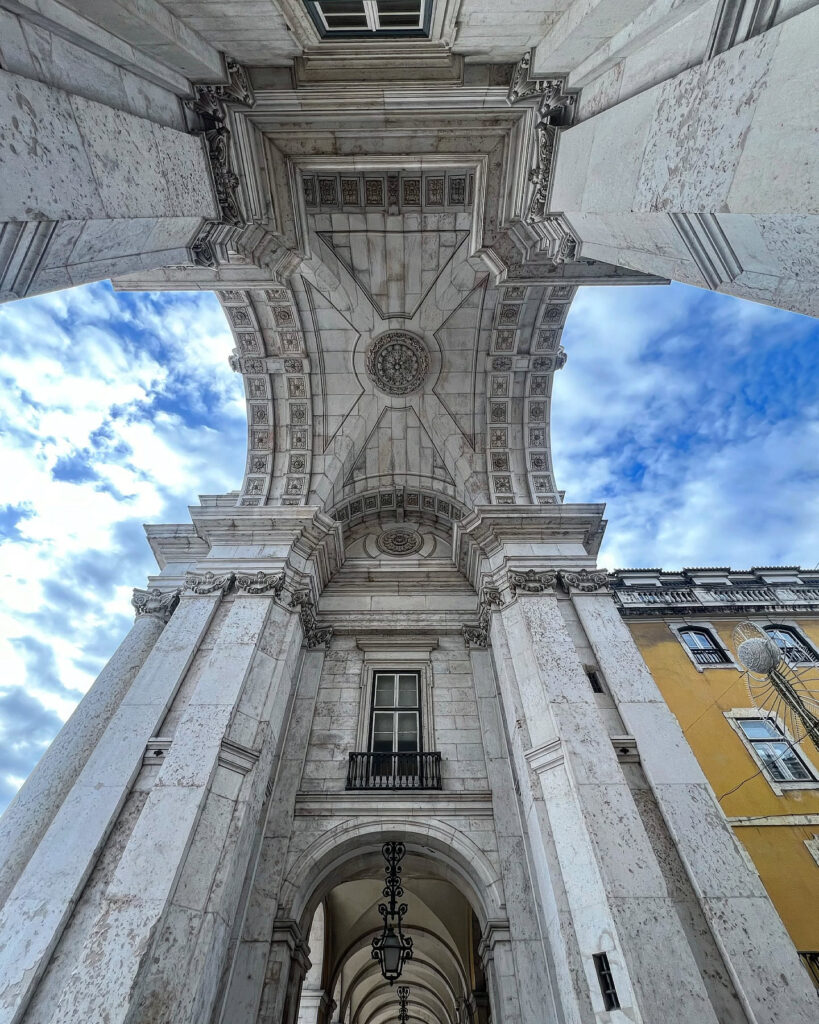 Praça do Comércio (Terreiro do Paço) in Lisbon 11 below Triumphal Arch in lisbon