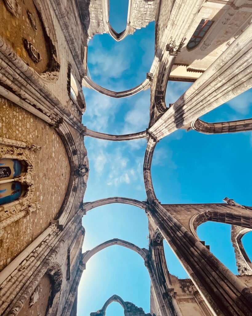Carmo Convent Museum in Lisbon 2 carmo convent roof