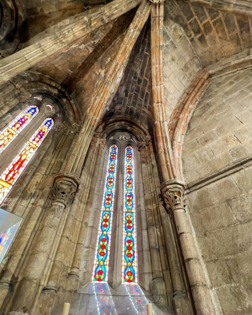 Inside Cathedral in Lisbon