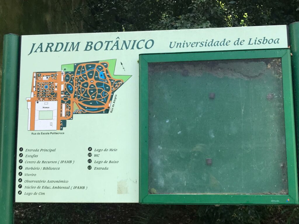 Jardim Botanica Lisbon