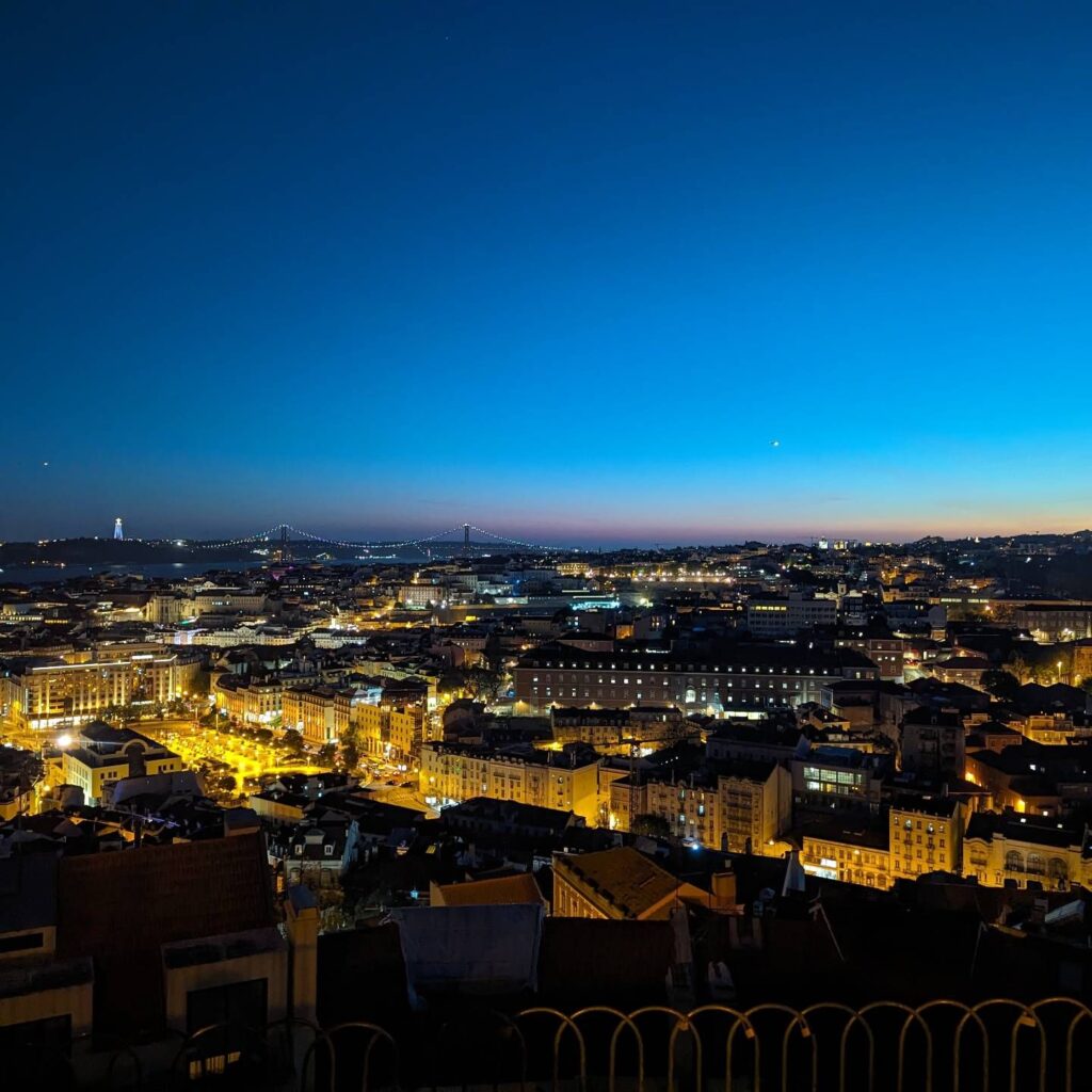 Miradouro da Senhora do Monte Viewpoint 3 Miradouro da Senhora do Monte in night