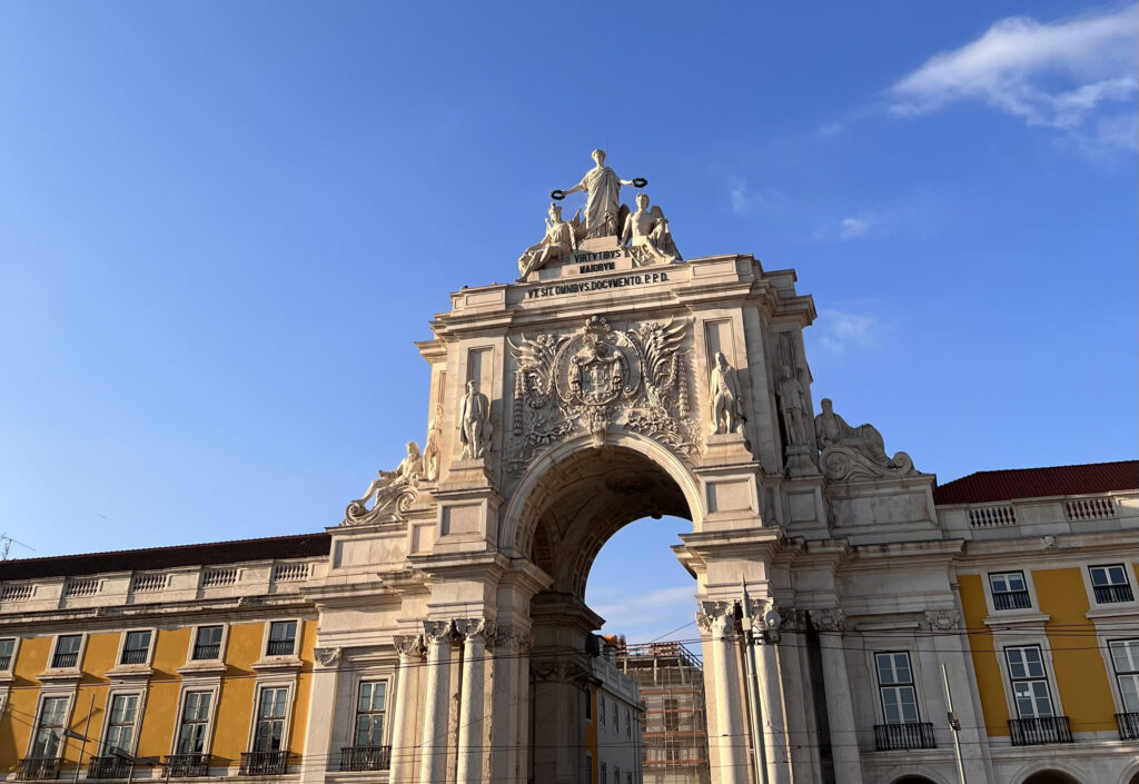 triumph at praca do comercio